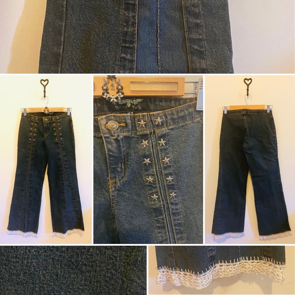 Mystic Moth- Star Studded Pleated Flare